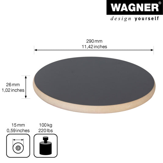 WAGNER Pflanzenroller GH 0275 ø 29 cm in  präsentiert im Onlineshop von KAQTU Design AG. Pflanzentopfzubehör ist von WAGNER