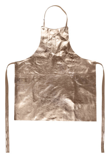 Schürze Slim Fit Leder 5-Pocket in Bronze präsentiert im Onlineshop von KAQTU Design AG. Küchenhelfer ist von DUTCHDELUXES