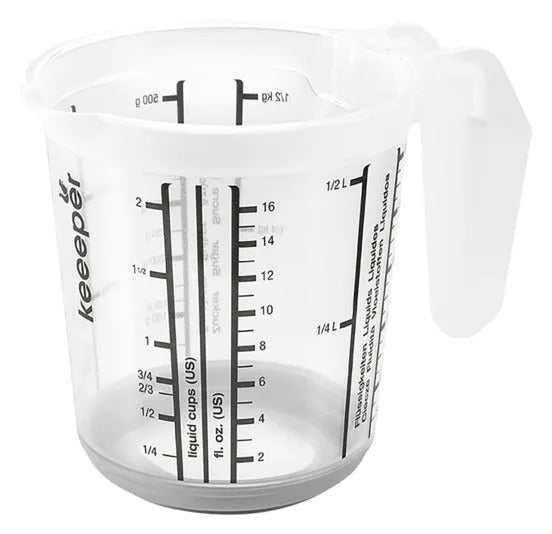 KEEEPER Messbecher mit Skala 0.5 l in  präsentiert im Onlineshop von KAQTU Design AG. Küchenhelfer ist von KEEEPER
