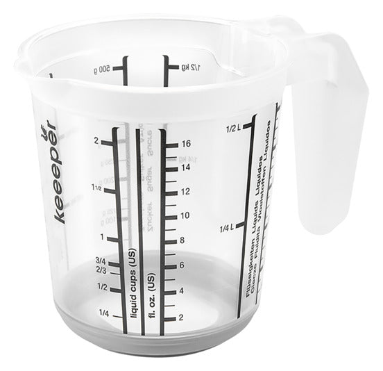 KEEEPER Messbecher mit Skala 0.5 l in  präsentiert im Onlineshop von KAQTU Design AG. Küchenhelfer ist von KEEEPER