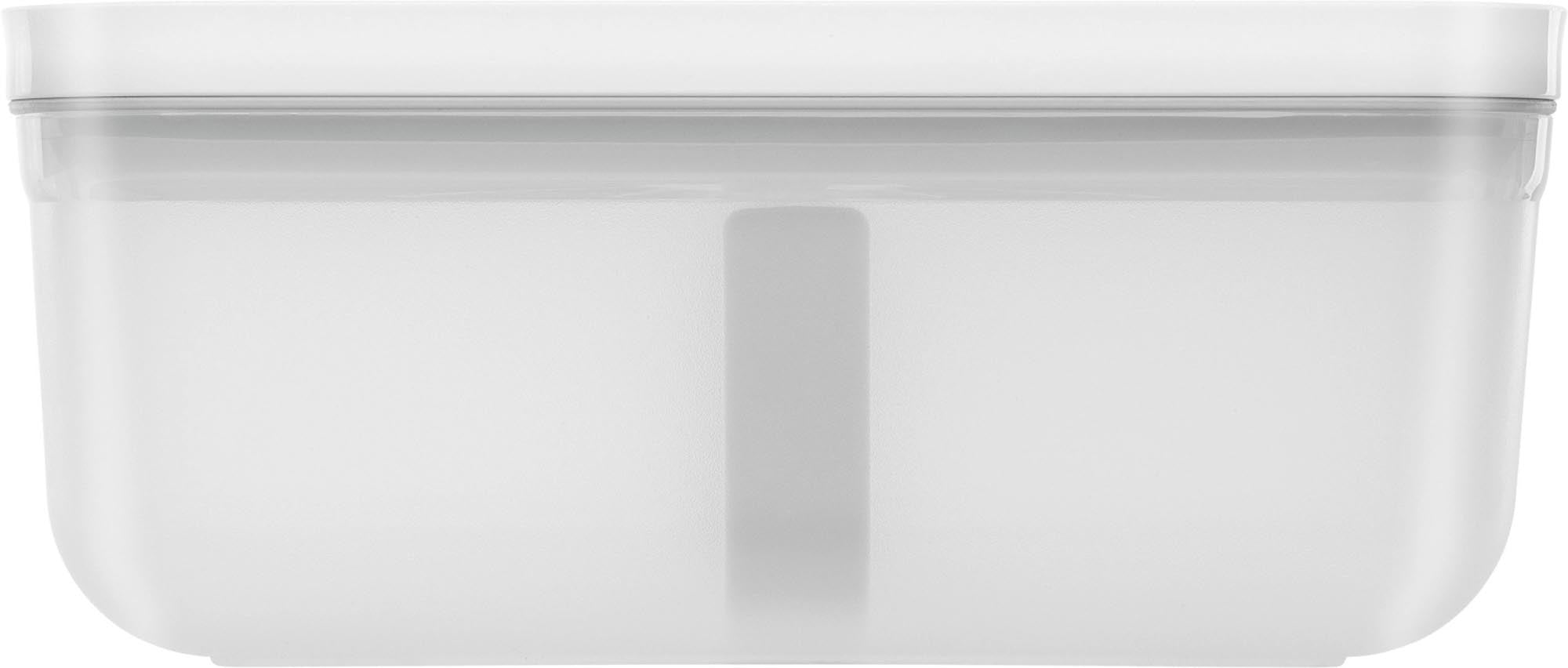 Zwilling Vakuum-Lunchbox 1.6L aus robustem Kunststoff, ideal für unterwegs, Maße: 21.7x14.6x9.1 cm, hält Lebensmittel länger frisch.