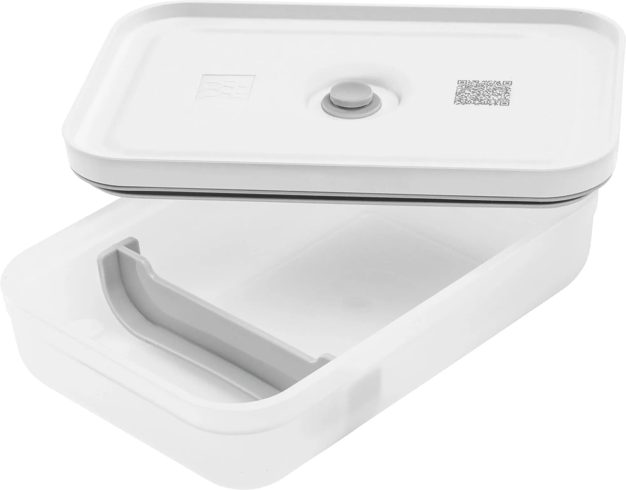 Vakuum-Lunchbox flach L, Kunststoff, 21.7x14.6x6.5 cm - 1.0L in Transparent präsentiert im Onlineshop von KAQTU Design AG. Aufbewahrungsdose ist von Zwilling Kitchen