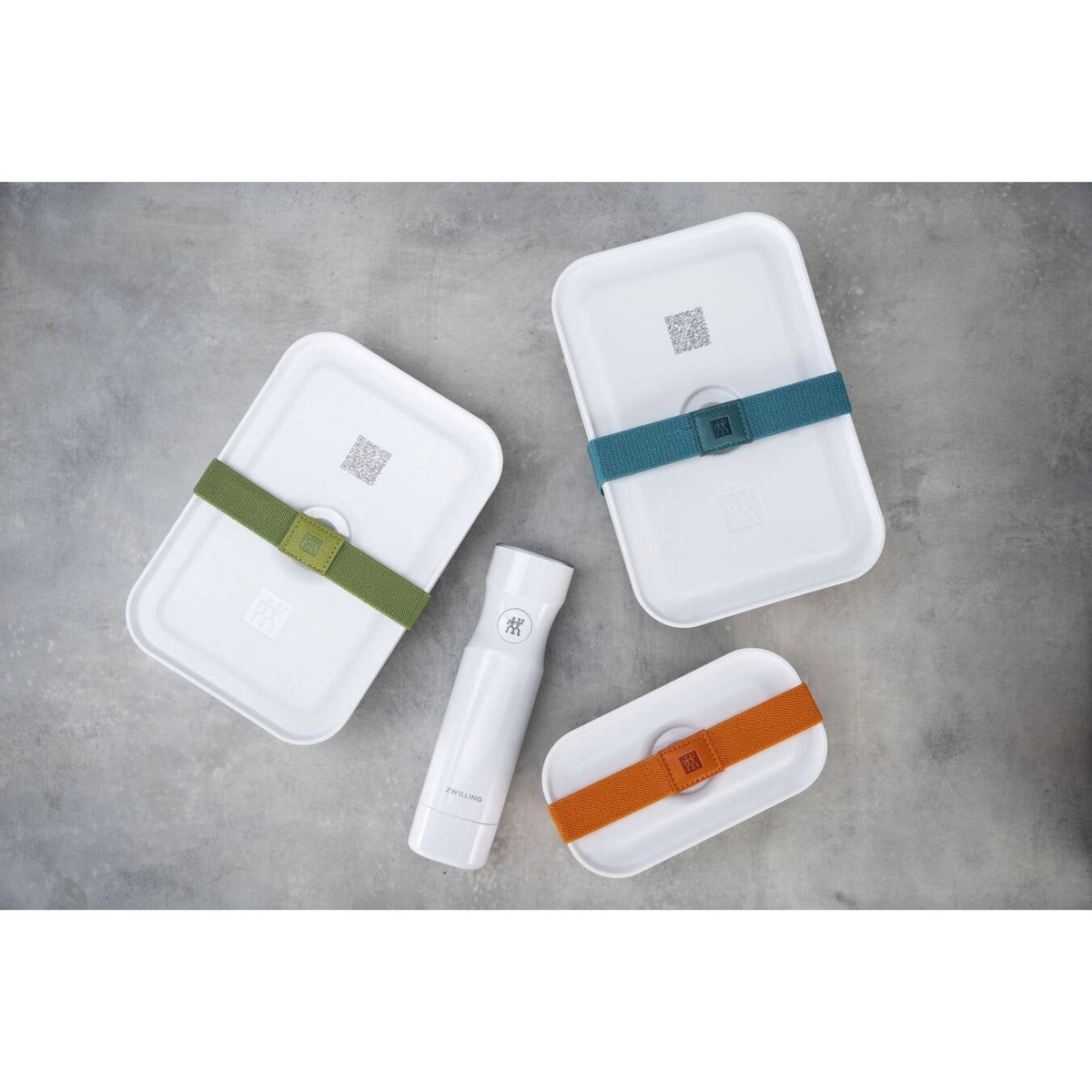 Vakuum-Zubehörset Gummibänder, 3-tlg. in Mehrfarbig präsentiert im Onlineshop von KAQTU Design AG. Ersatzteil ist von Zwilling Kitchen
