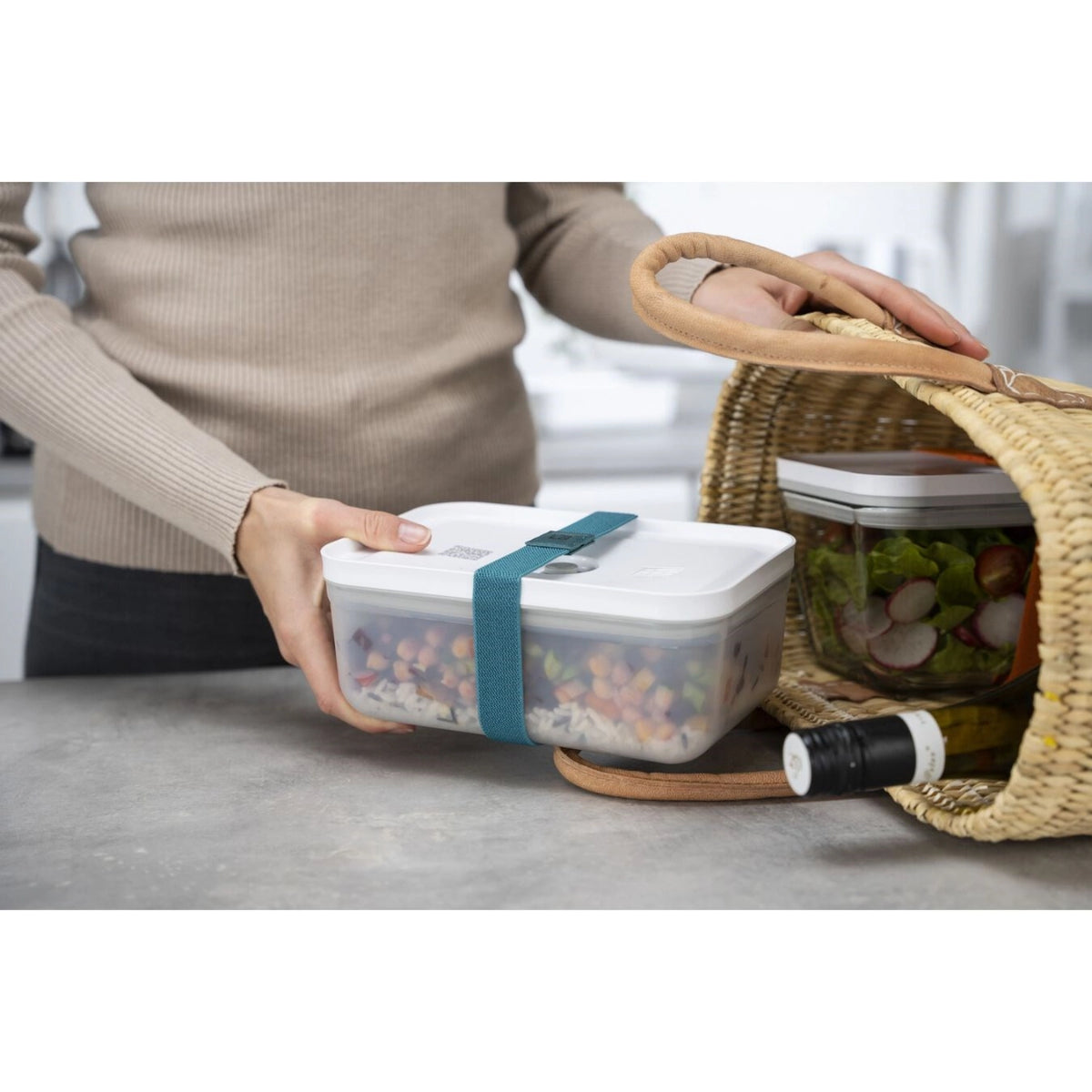 Vakuum-Zubehörset Gummibänder, 3-tlg. in Mehrfarbig präsentiert im Onlineshop von KAQTU Design AG. Ersatzteil ist von Zwilling Kitchen
