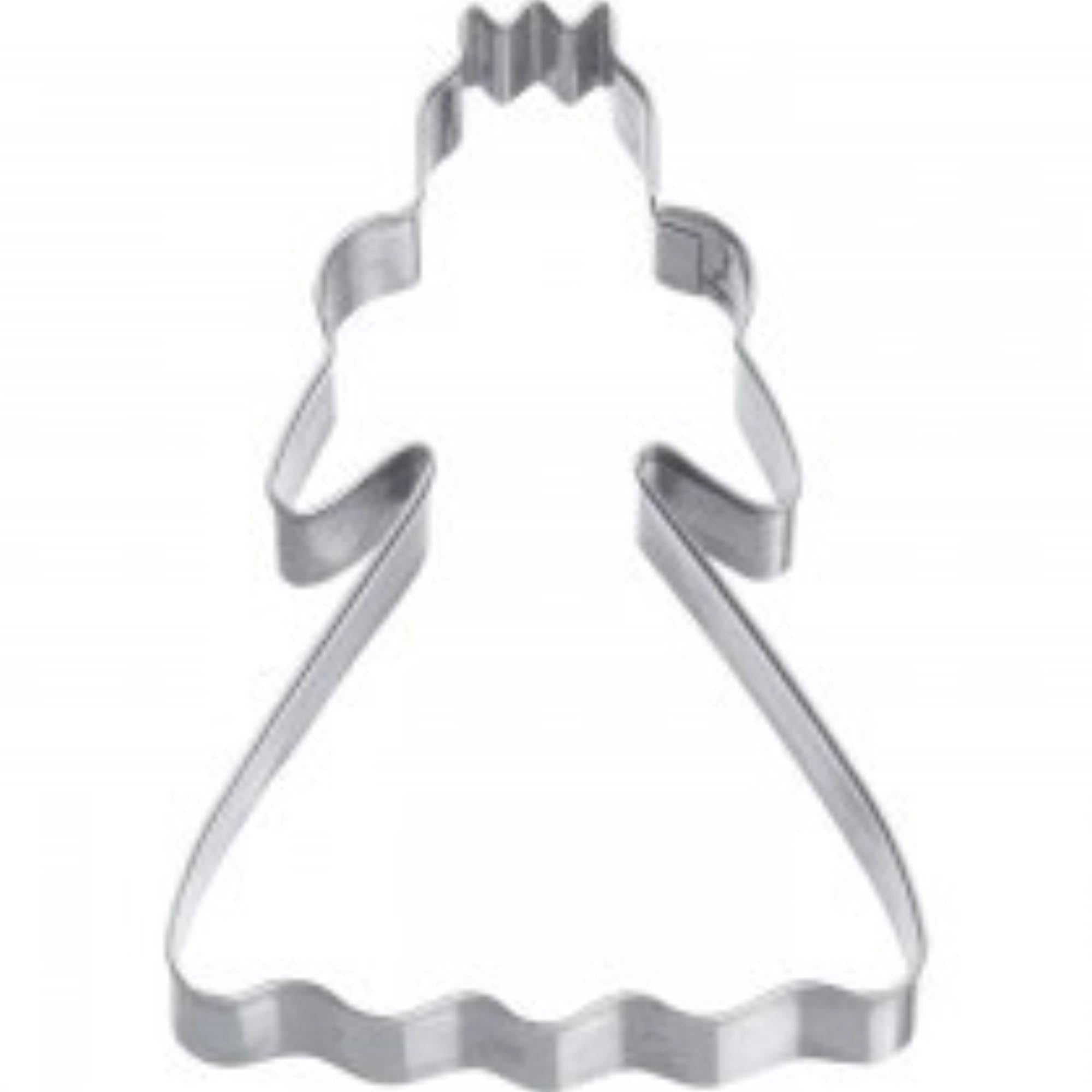 Ausstechform Prinzessin, 9cm in Silber präsentiert im Onlineshop von KAQTU Design AG. Ausstecher ist von Westmark