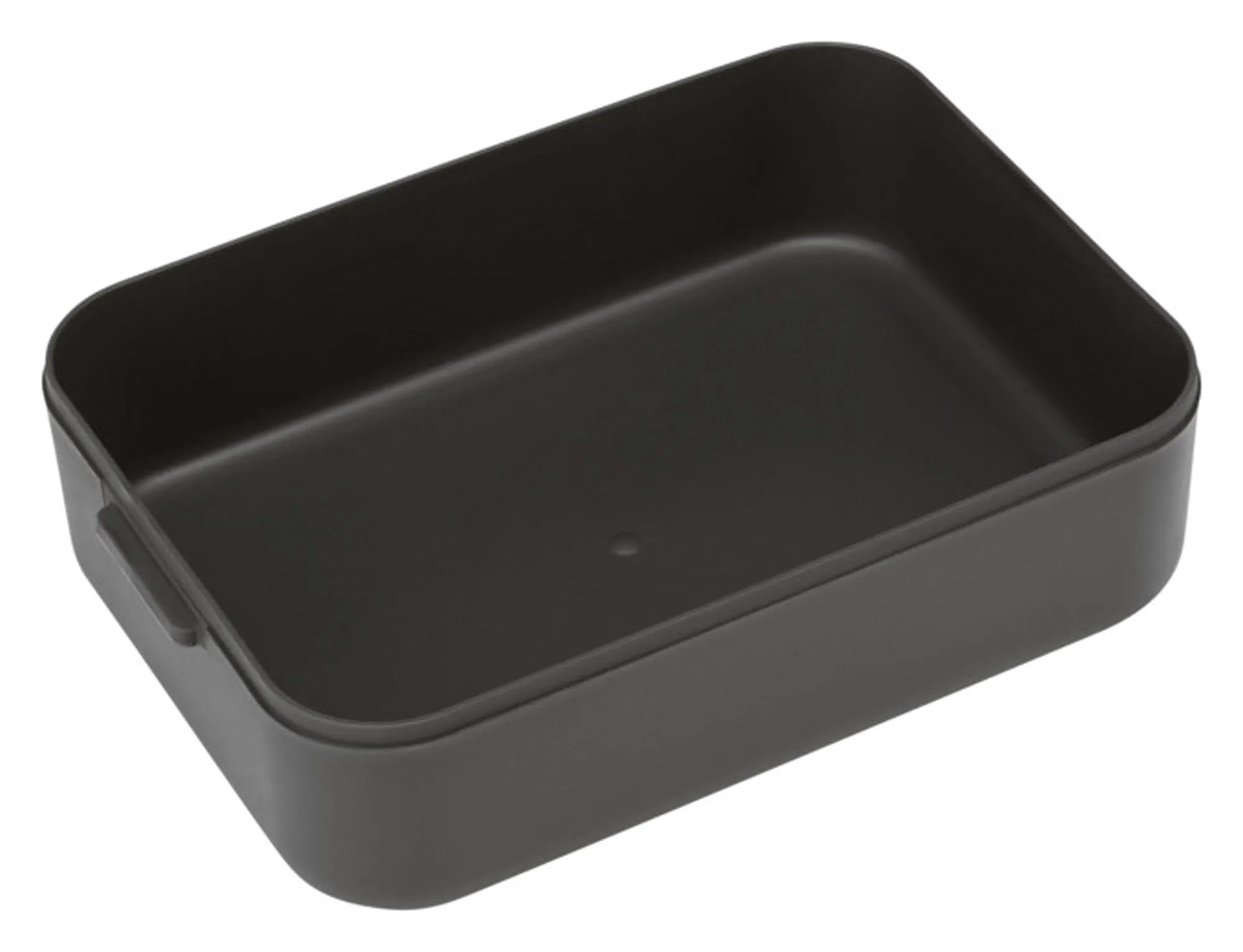 Praktische BRABANTIA Lunchbox Make & Take in Dunkelgrau, 1.1 l Volumen, ideal für unterwegs, robust, stilvoll und einfach zu reinigen.