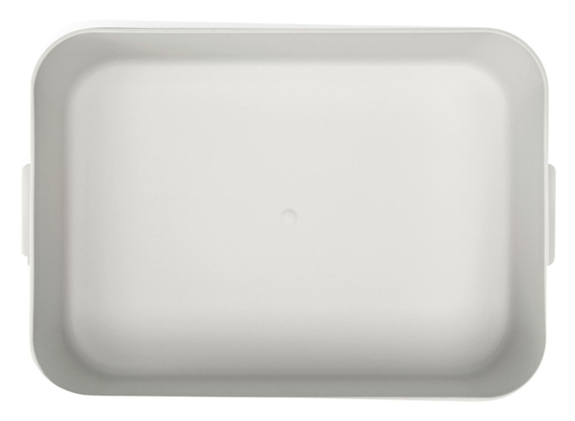 Praktische BRABANTIA Lunchbox Make & Take in Hellgrau, 1.1 l, ideal für unterwegs. Stilvolles Design, robust und einfach zu reinigen.