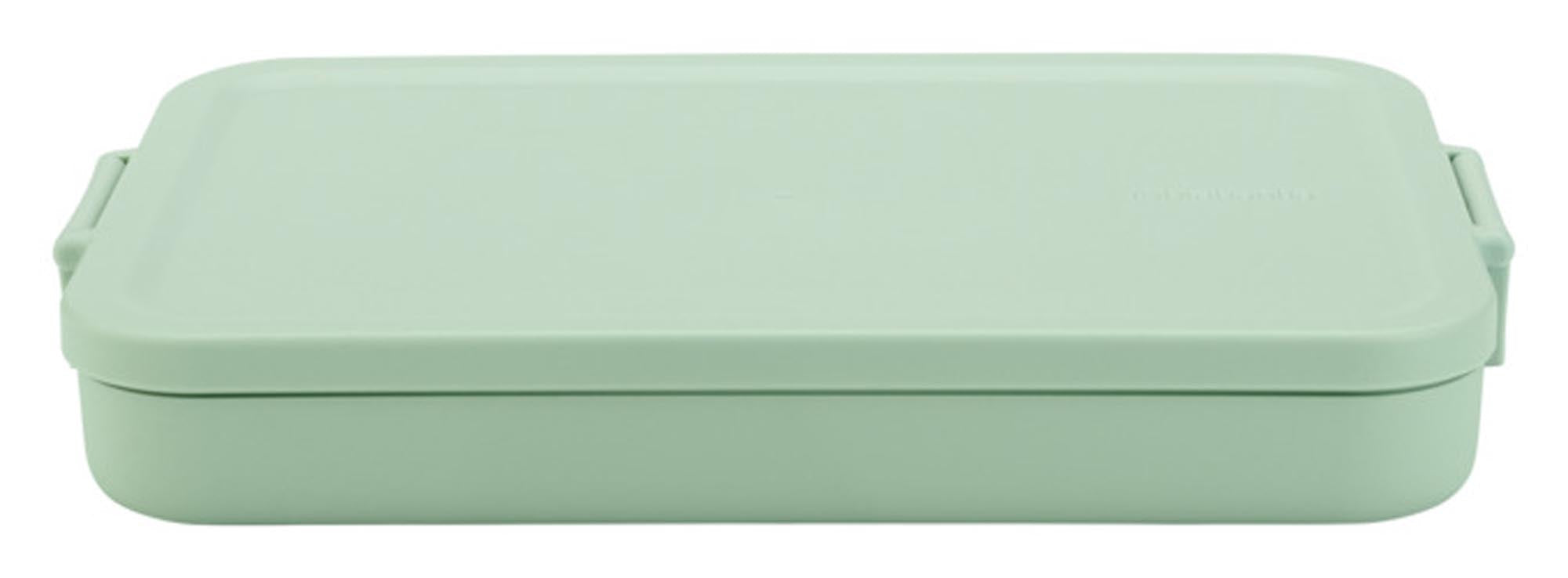 BRABANTIA Lunchbox Make & Take flach jade green 1.1 l in  präsentiert im Onlineshop von KAQTU Design AG. Aufbewahrungsdose ist von BRABANTIA