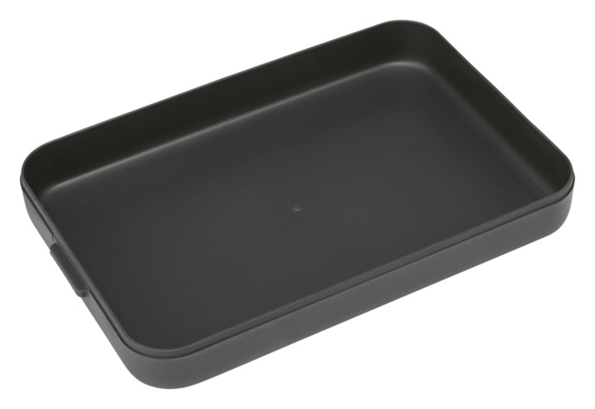 Praktische BRABANTIA Lunchbox Make & Take in Dunkelgrau, 1.1 l, ideal für unterwegs, flaches Design, BPA-frei, robust und stilvoll.