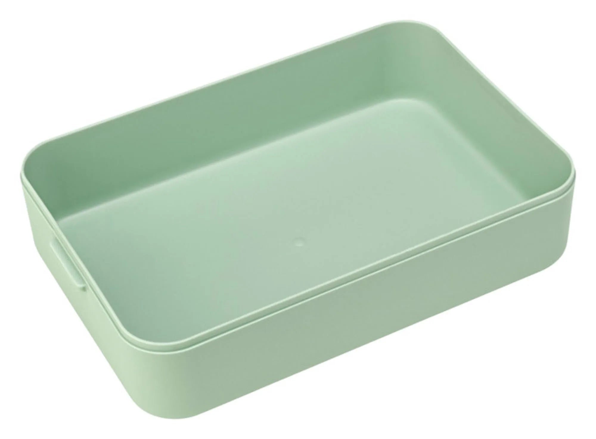 Praktische BRABANTIA Lunchbox in Jadegrün, 2 Liter Volumen, ideal für unterwegs. Stilvolles Design, robust und leicht zu reinigen.