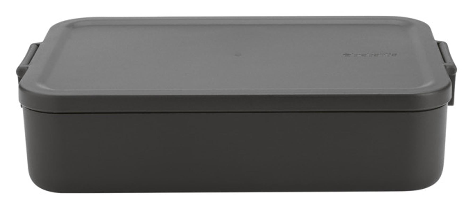 BRABANTIA Lunchbox Bento Make & Take dark grey 2 l in  präsentiert im Onlineshop von KAQTU Design AG. Aufbewahrungsdose ist von BRABANTIA