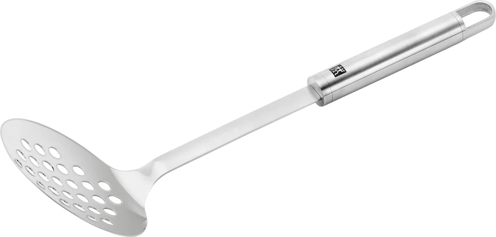 Eleganter Zwilling Pro Schaumlöffel, 33 cm, aus 18/10 Edelstahl: langlebig, ergonomisch, vielseitig, spülmaschinenfest.