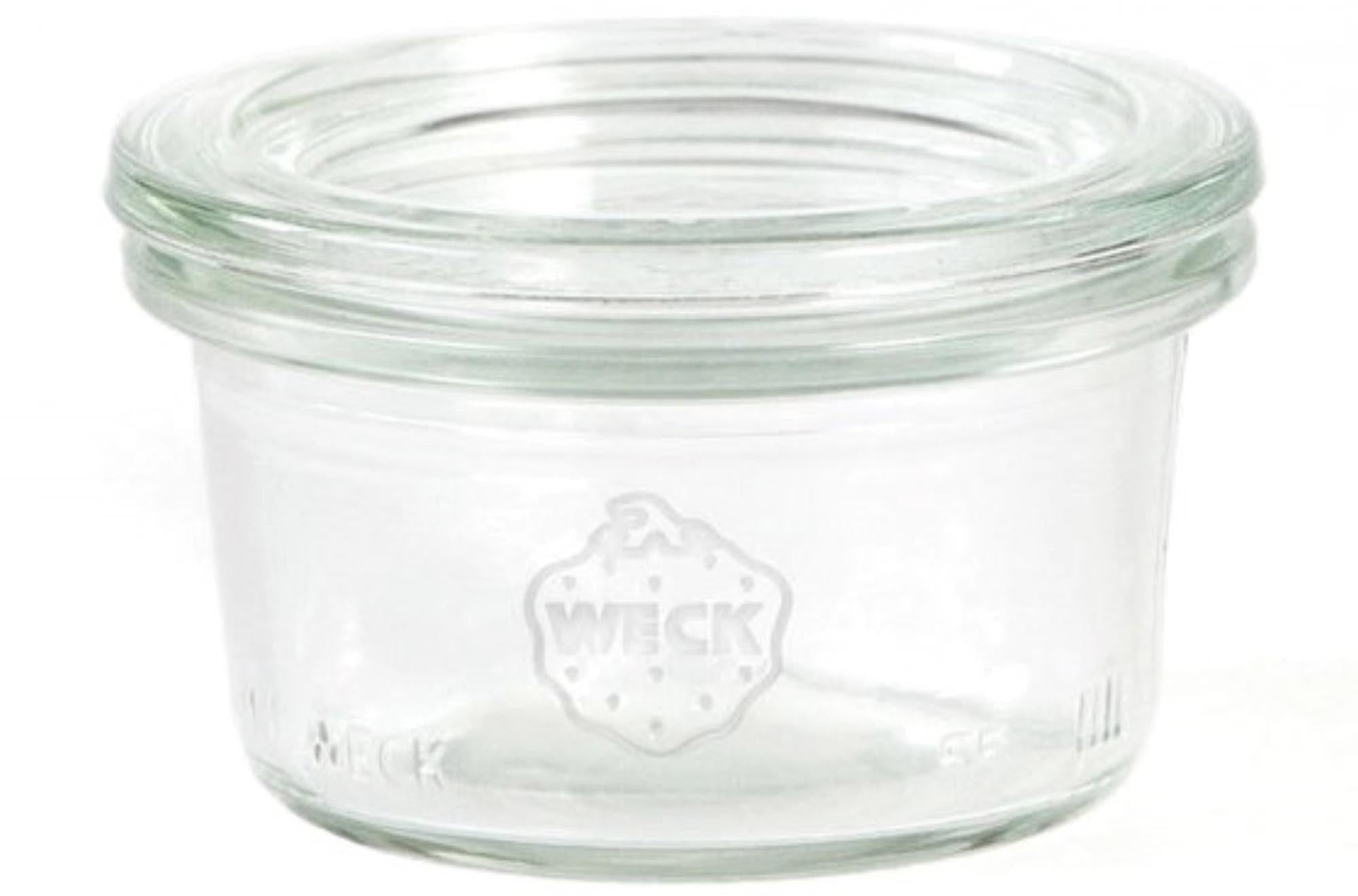 WECK Sturzglas 50ml RR60 mit Deckel in Transparent präsentiert im Onlineshop von KAQTU Design AG. Küchenhelfer ist von Weck