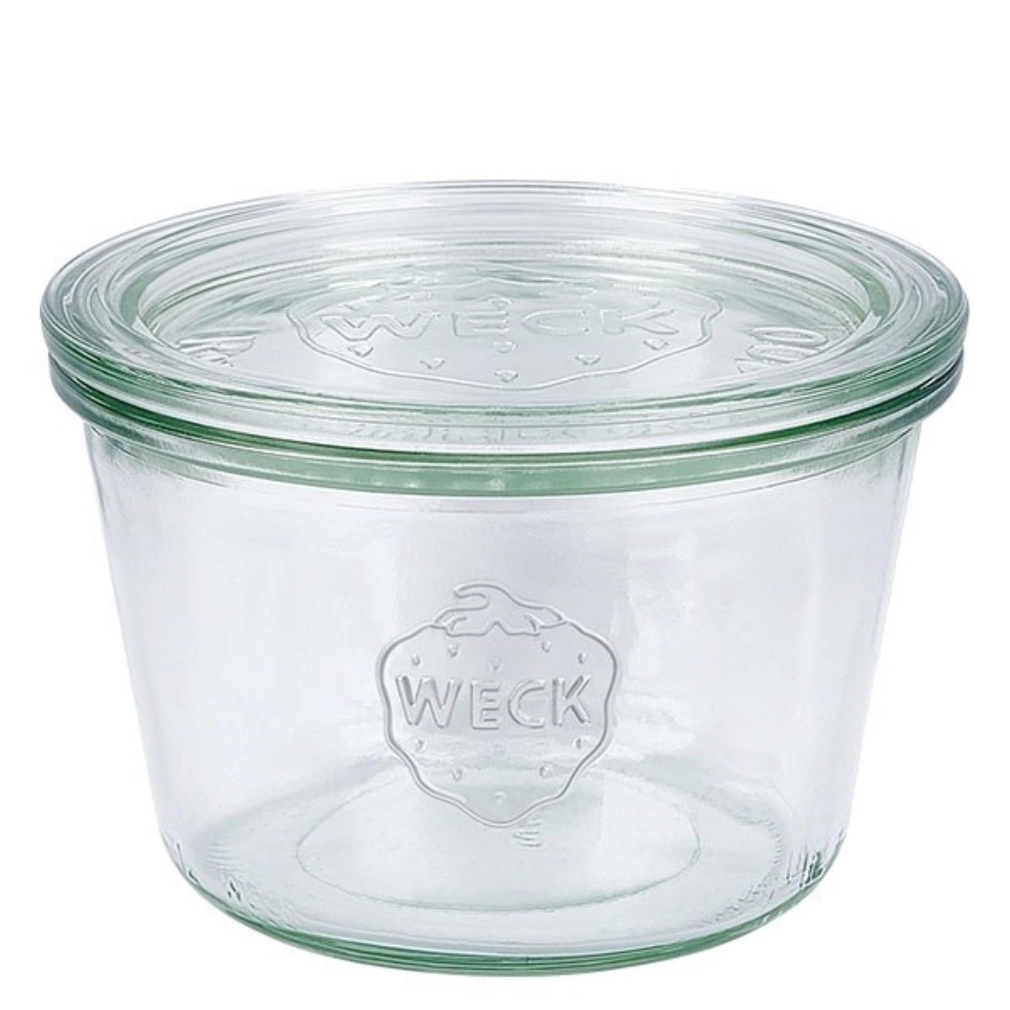 WECK Sturzglas 370ml RR100 mit Deckel in Transparent präsentiert im Onlineshop von KAQTU Design AG. Aufbewahrungsbehälter ist von Weck