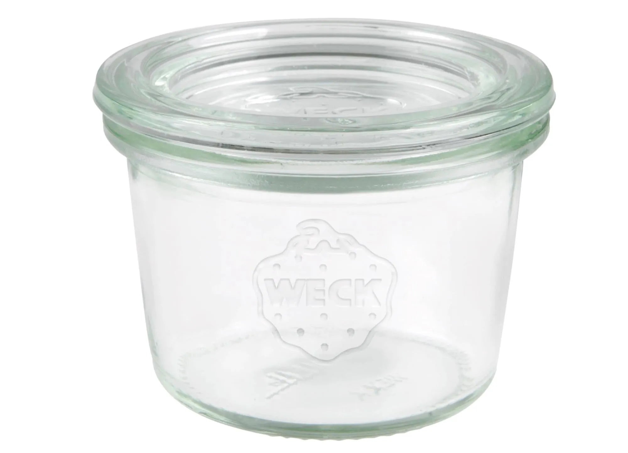 WECK Mini-Sturzglas 80ml RR60 mit Deckel in Transparent präsentiert im Onlineshop von KAQTU Design AG. Aufbewahrungsbehälter ist von Weck