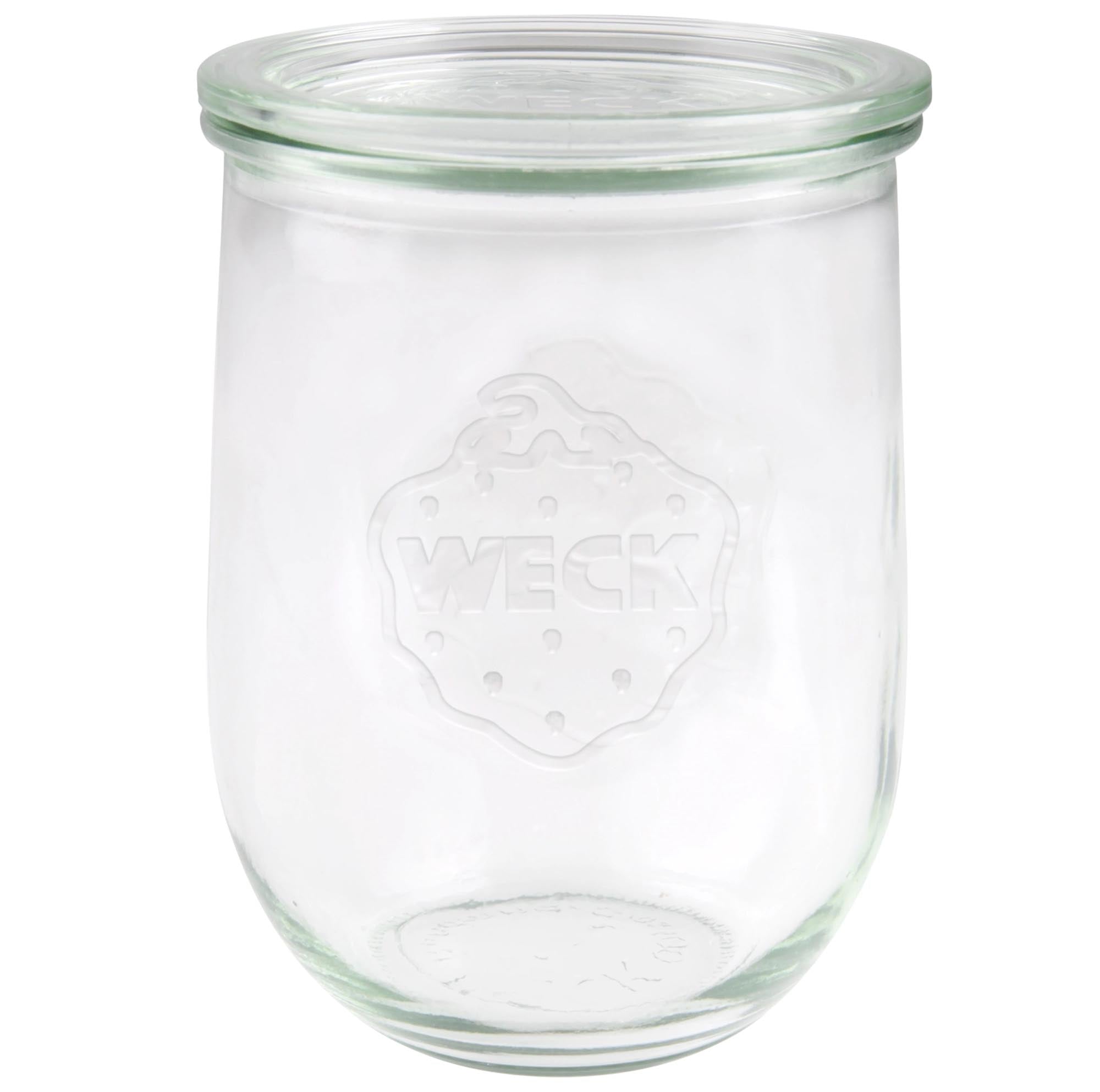 WECK Tulpenglas 1062ml RR100 mit Deckel in Transparent präsentiert im Onlineshop von KAQTU Design AG. Aufbewahrungsbehälter ist von Weck