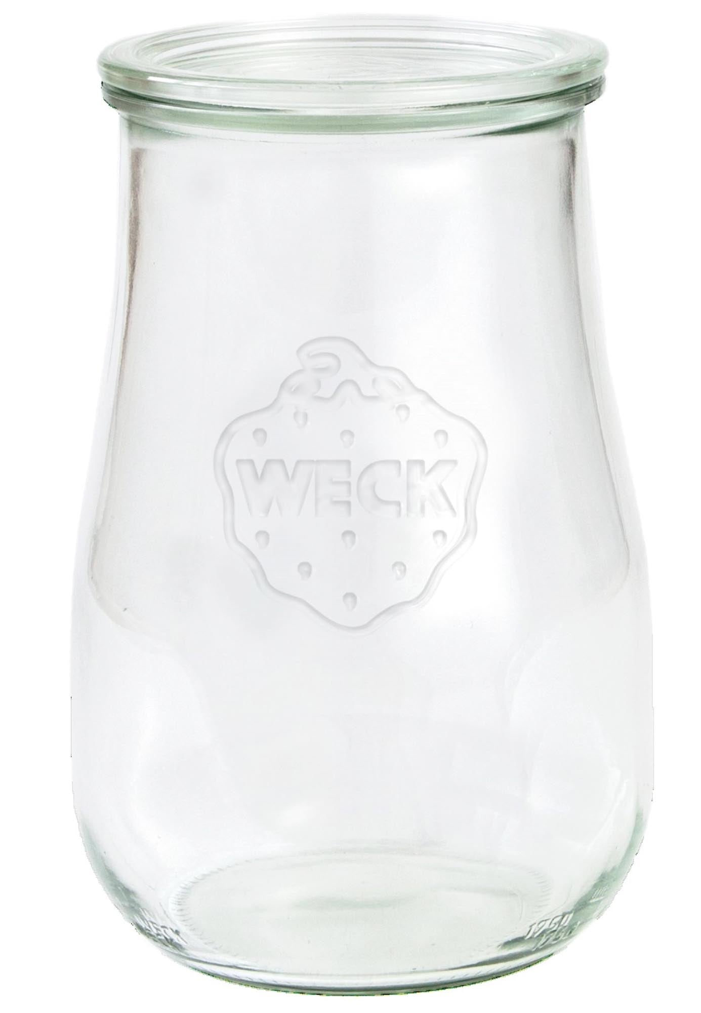 WECK Tulpenglas 2700ml RR100 mit Deckel in Transparent präsentiert im Onlineshop von KAQTU Design AG. Küchenhelfer ist von Weck