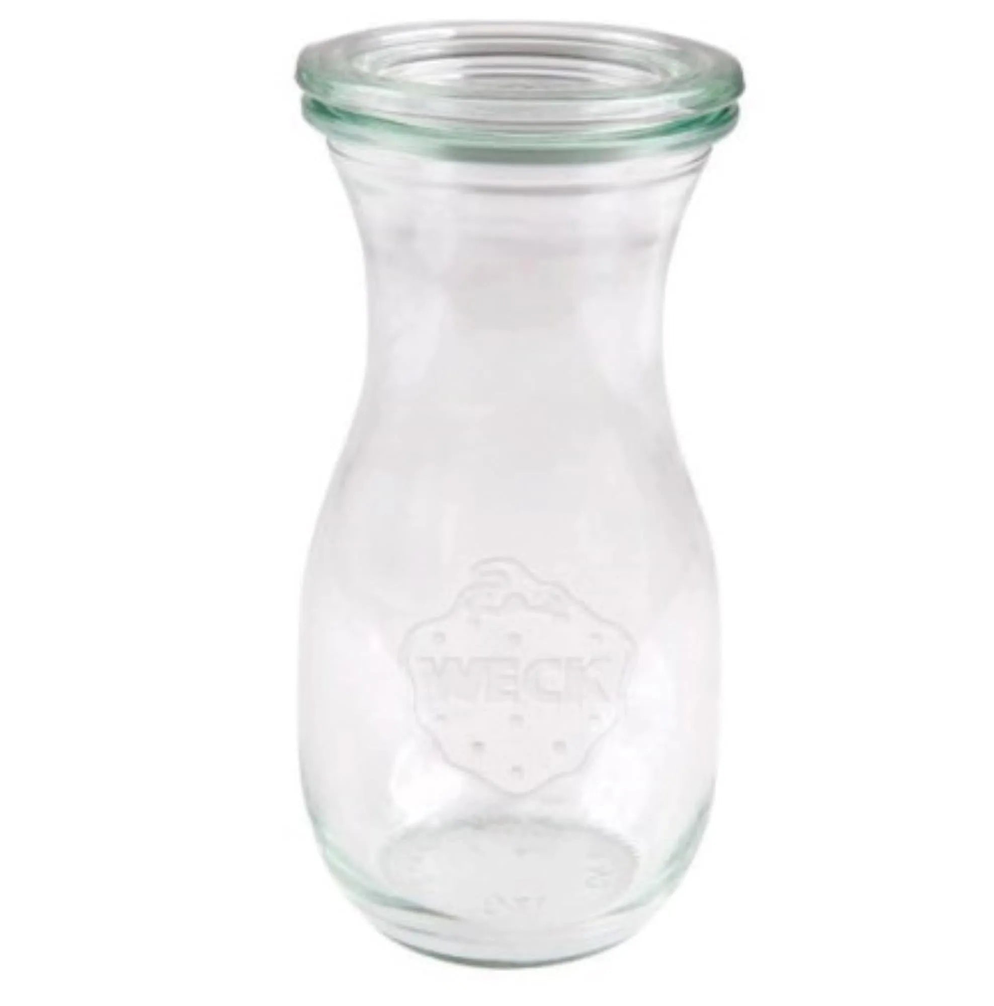 WECK Saftflasche 1062ml RR60 mit Deckel in Transparent präsentiert im Onlineshop von KAQTU Design AG. Aufbewahrungsbehälter ist von Weck