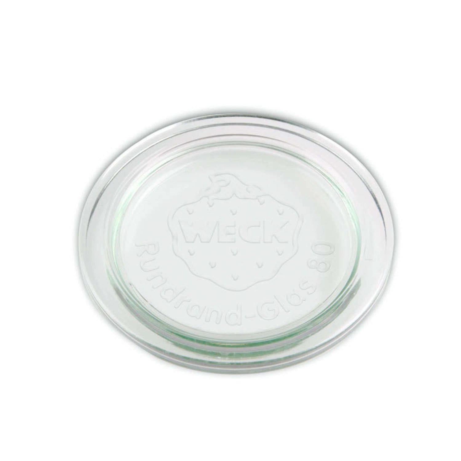 Weck Glasdeckel RR80 in Transparent präsentiert im Onlineshop von KAQTU Design AG. Zutaten ist von Weck