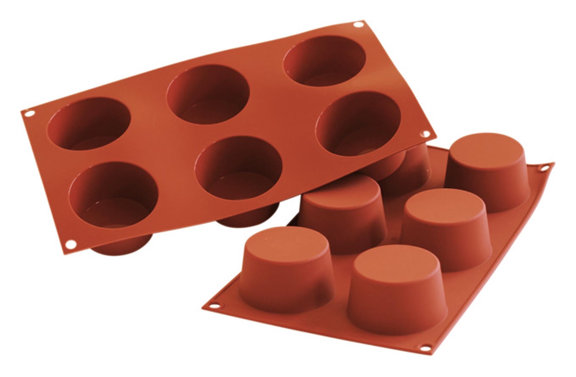 Muffinform 6x119 ml von SCHNEIDER: Perfekte Portionen, Antihaft, langlebig, spülmaschinenfest. Ideal für Muffins & Cupcakes.