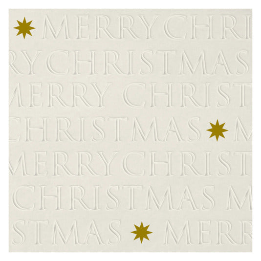 Servietten Christmas Letters 33x33 cm in  präsentiert im Onlineshop von KAQTU Design AG. Servietten ist von PPD