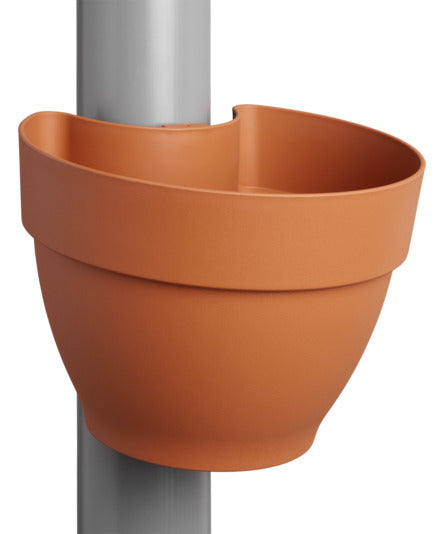 ELHO Fallrohrpflanzgefäss vibia ø 21.6 cm terra in  präsentiert im Onlineshop von KAQTU Design AG. Pflanzentopf Outdoor ist von ELHO