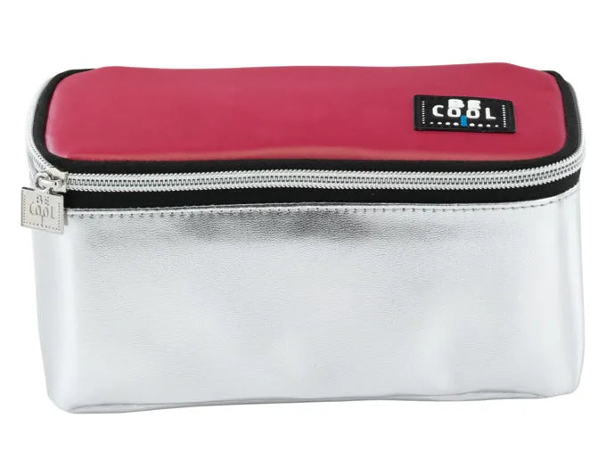 BE COOL Kühltasche Silver/Rot Mini 1.5 l in  präsentiert im Onlineshop von KAQTU Design AG. Küchenhelfer ist von BE COOL