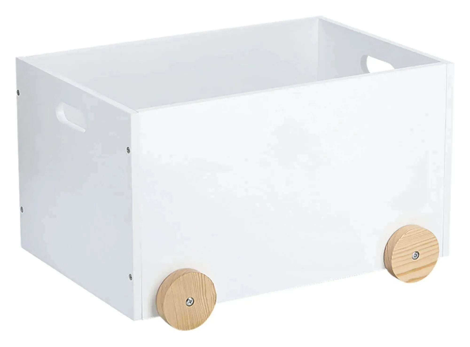 Weiße Spielzeugtruhe 50x35cm von ZELLER PRESENT: robust, kindgerecht, viel Stauraum, umweltfreundlich, sicher, stilvoll.