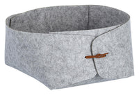 Zeller storage basket light gray 19x19x11.5 cm