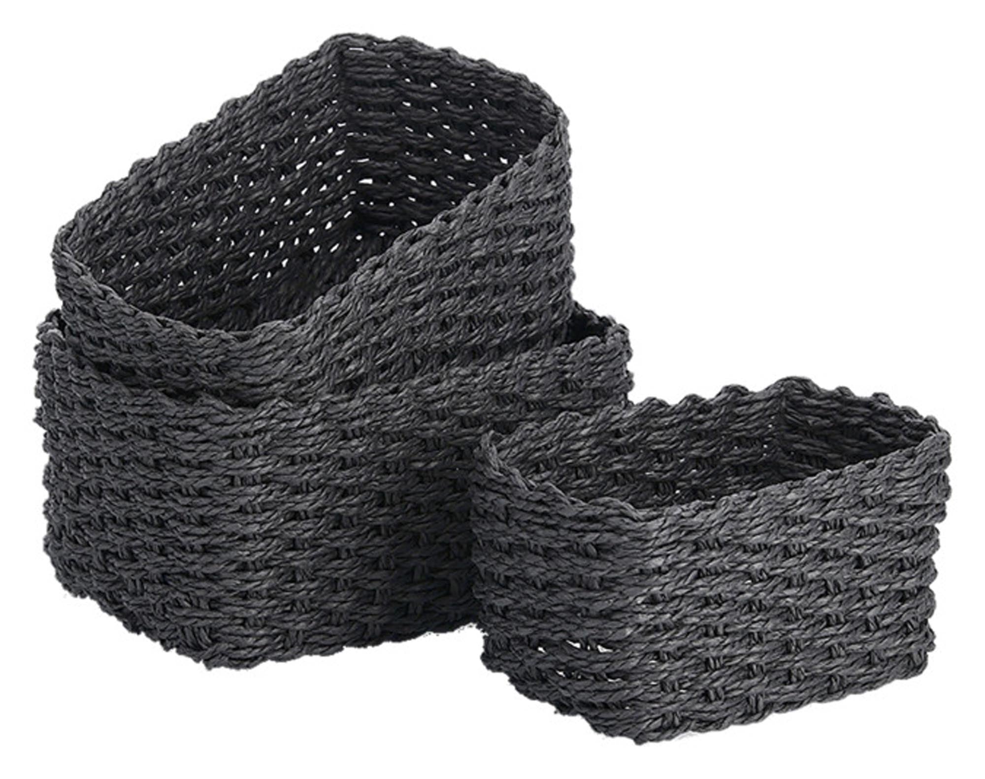 Zeller storage corbary set 3-part black