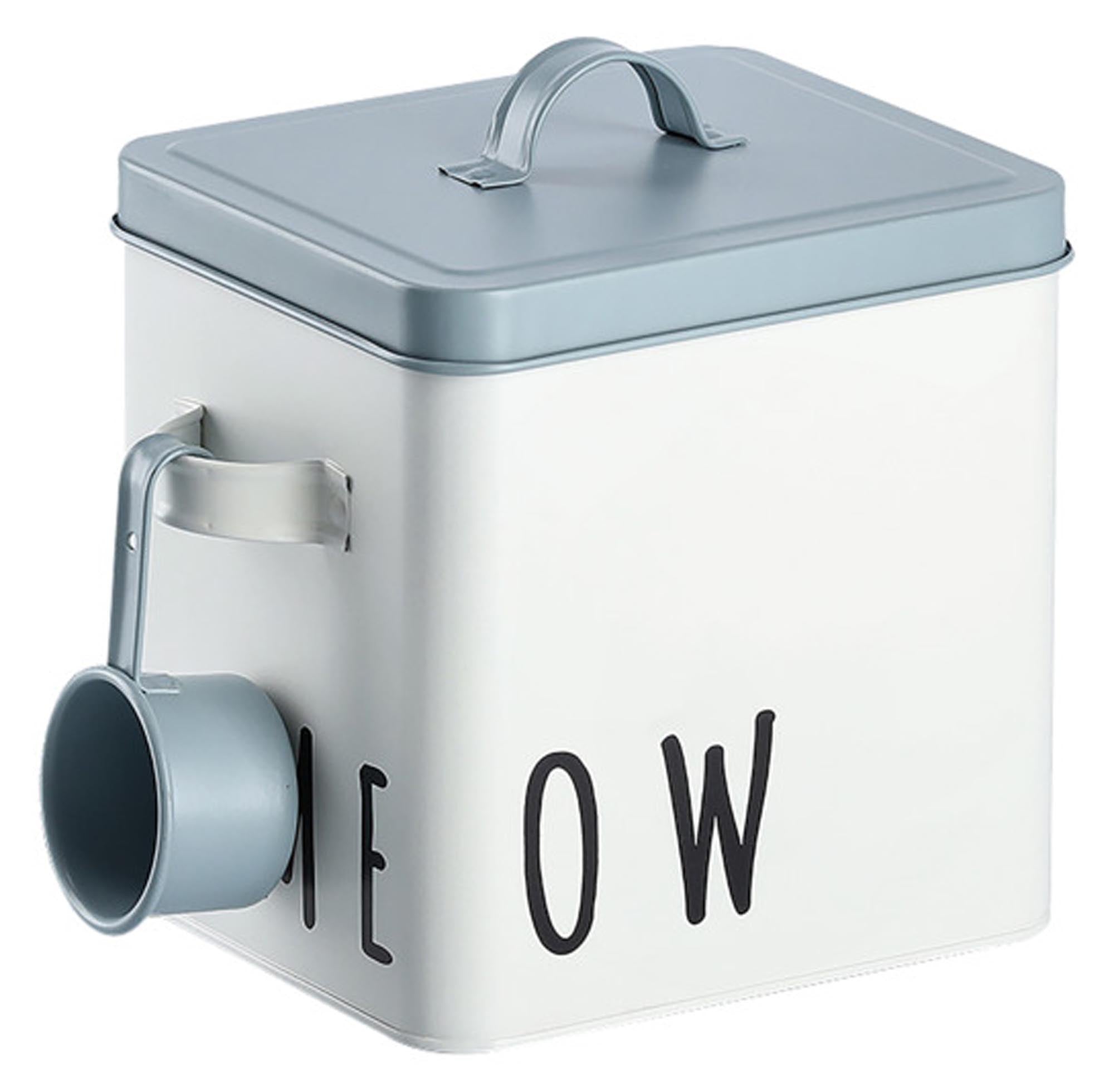 Zeller storage can with spoonful Meow