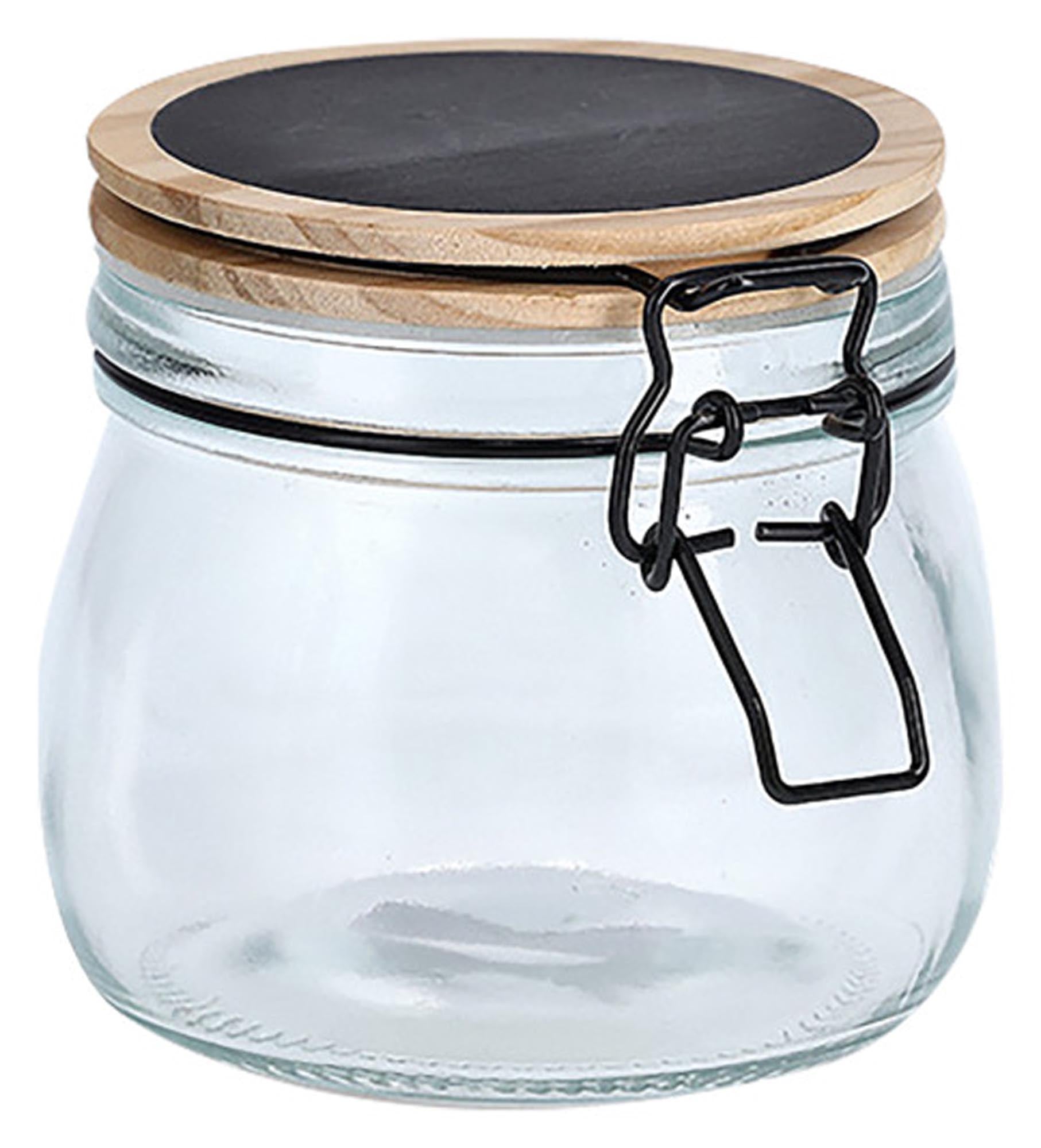 Zeller storage glass with lid ironing lock 500 ml