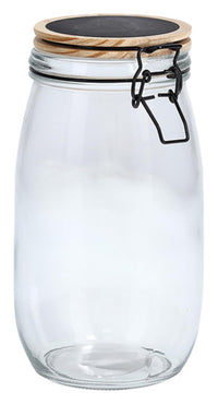 Pot de conservation ZELLER avec couvercle, couvercle pivotant 1500 ml