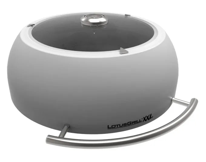 LOTUSGRILL Grillhaube XXL  Edelstahl mit Glaseinsatz ø 59.5x28 cm in  präsentiert im Onlineshop von KAQTU Design AG. Grillzubehör ist von LOTUS GRILL