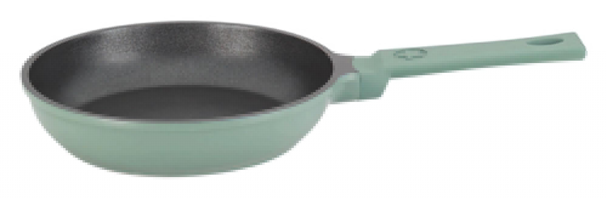 SPRING Bratpfanne Mini grün matt ø 18 cm in  präsentiert im Onlineshop von KAQTU Design AG. Bratpfanne ist von SPRING