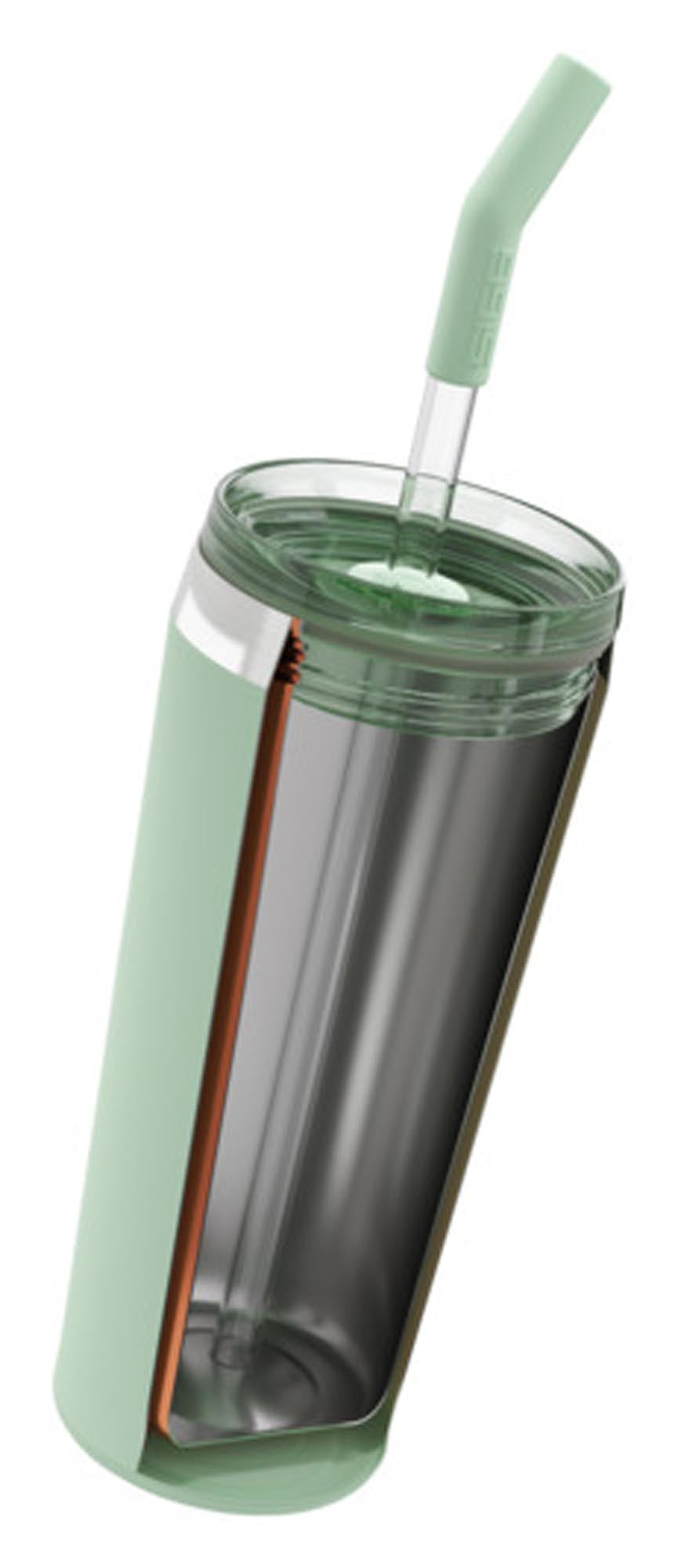 SIGG Isolierbecher Tumbler Mug Helia milky green 0.6 l in  präsentiert im Onlineshop von KAQTU Design AG. Küchenhelfer ist von SIGG
