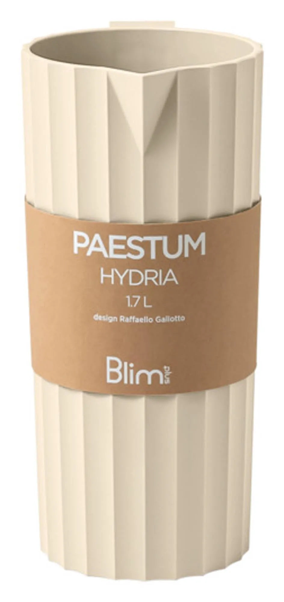 Elegante BLIM PLUS Karaffe Hydria in Braun, 1.7 l, ideal für stilvolles Servieren von Getränken. Hochwertig und funktional.
