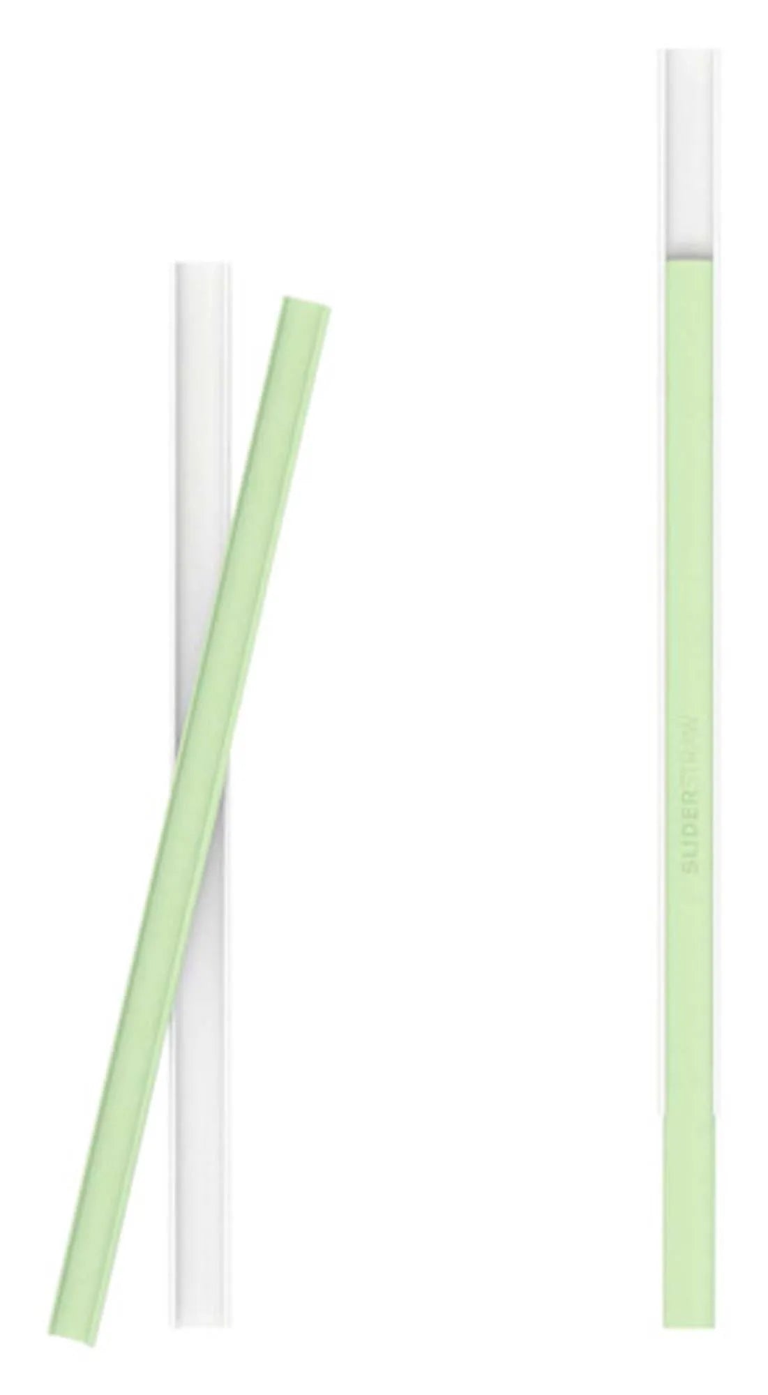 Wiederverwendbare SLIDER STRAW Trinkhalme, 4er-Set, 21.5 cm, in verschiedenen Farben, ideal für umweltbewusstes Trinken.