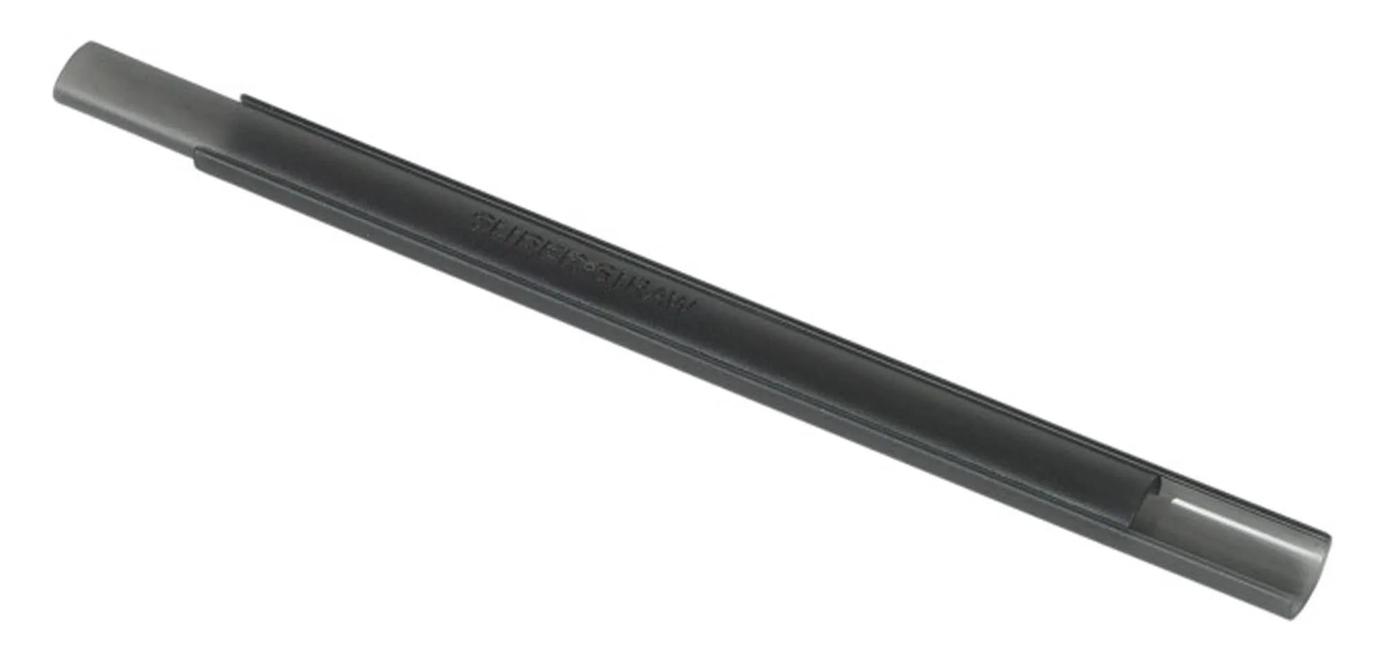 Nachhaltige schwarze Trinkhalme von SLIDERSTRAW, 15 cm, 4er-Set, wiederverwendbar, ideal für Getränke, umweltfreundlich und praktisch.