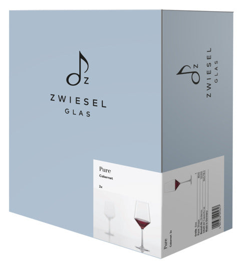 Cabernetglas Pure 1 2 Stück in  präsentiert im Onlineshop von KAQTU Design AG. Wein- & Sektglas ist von ZWIESEL GLAS