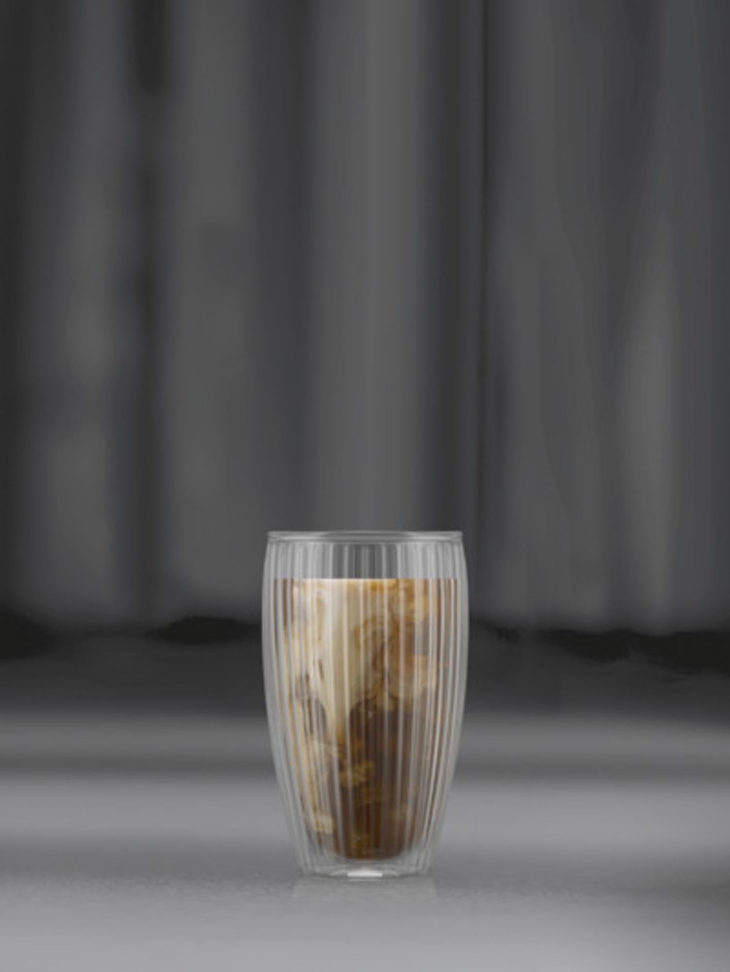 <tc>BODUM</tc> Drinking glass Pavina double-walled ribbed 2 pieces 0.45 l