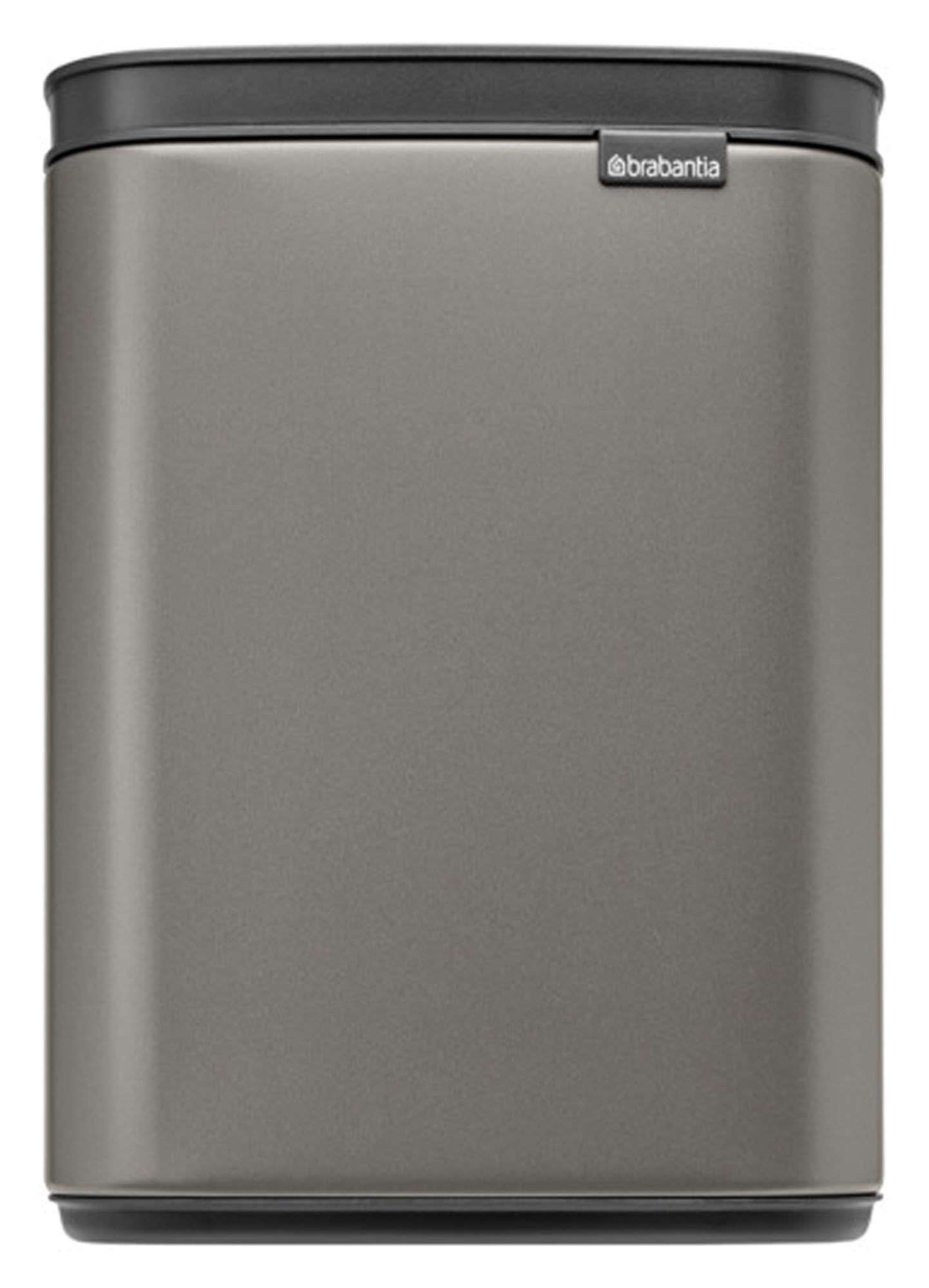 <tc>BRABANTIA</tc> Waste bin Bo platinum 4 l