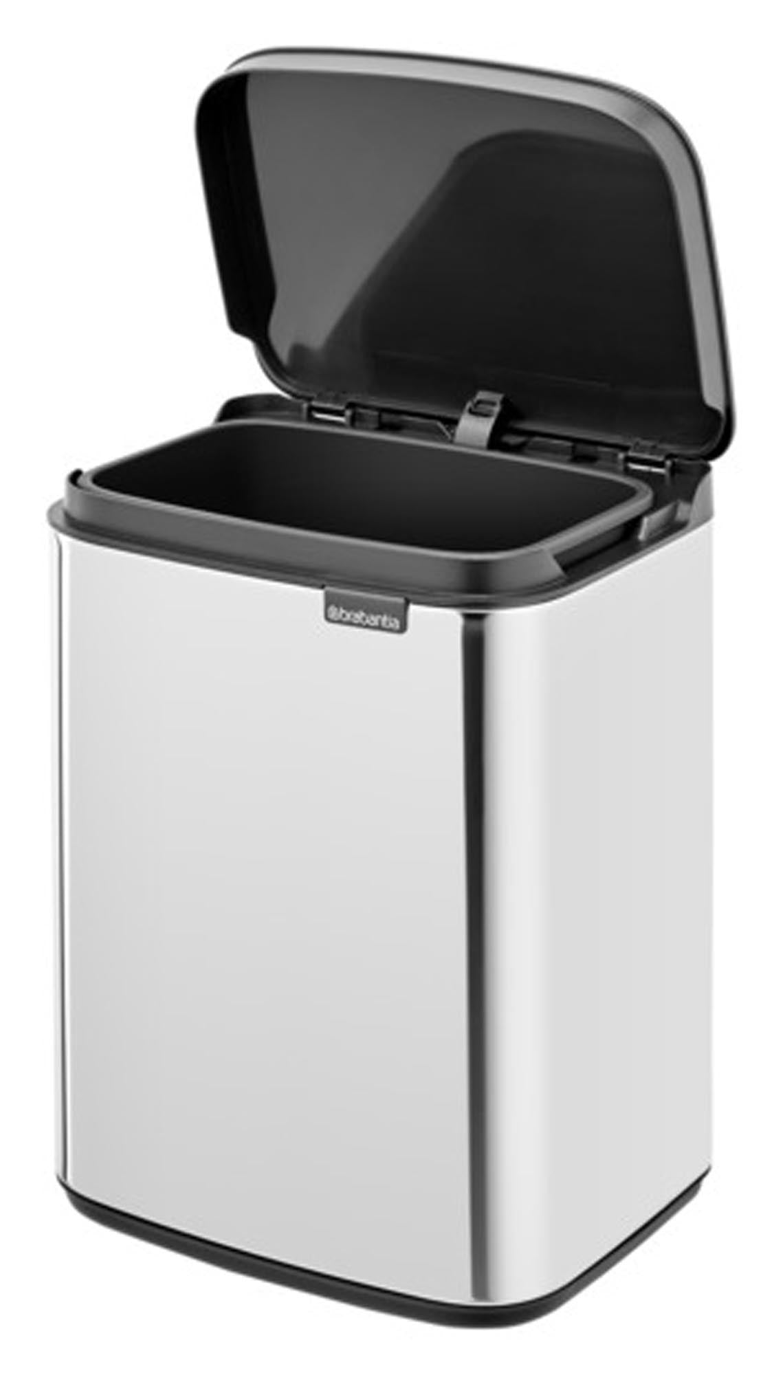 <tc>BRABANTIA</tc> Waste bin Bo brilliant steel 4 l