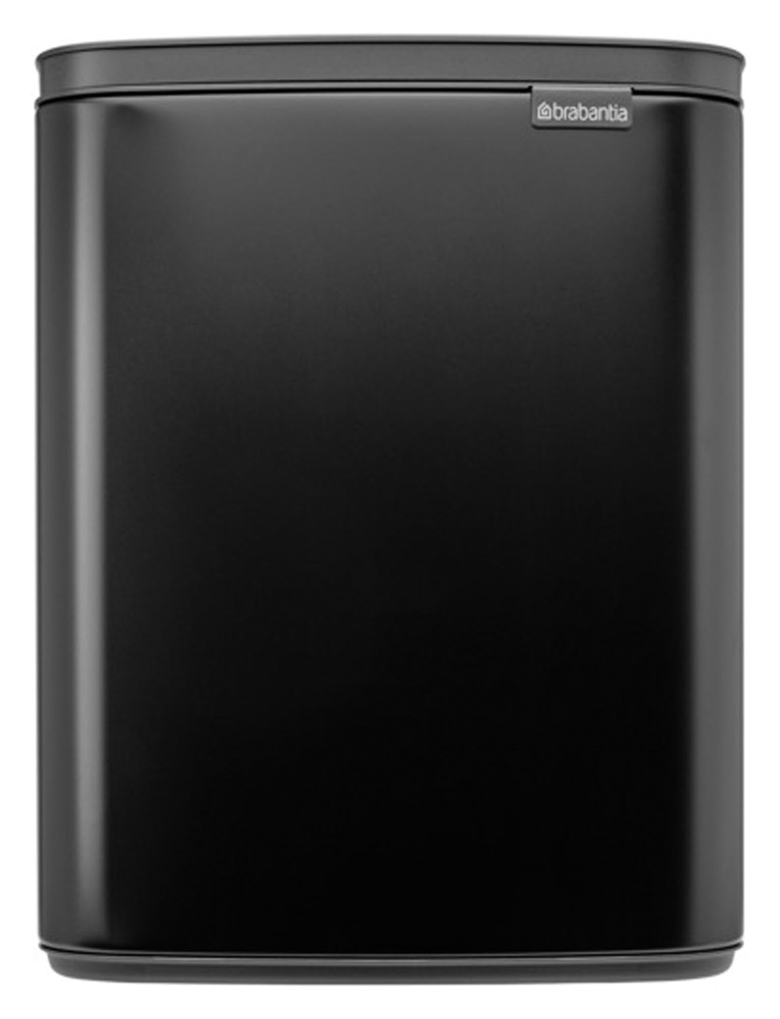 <tc>BRABANTIA</tc> Waste bin Bo black matt 12 l