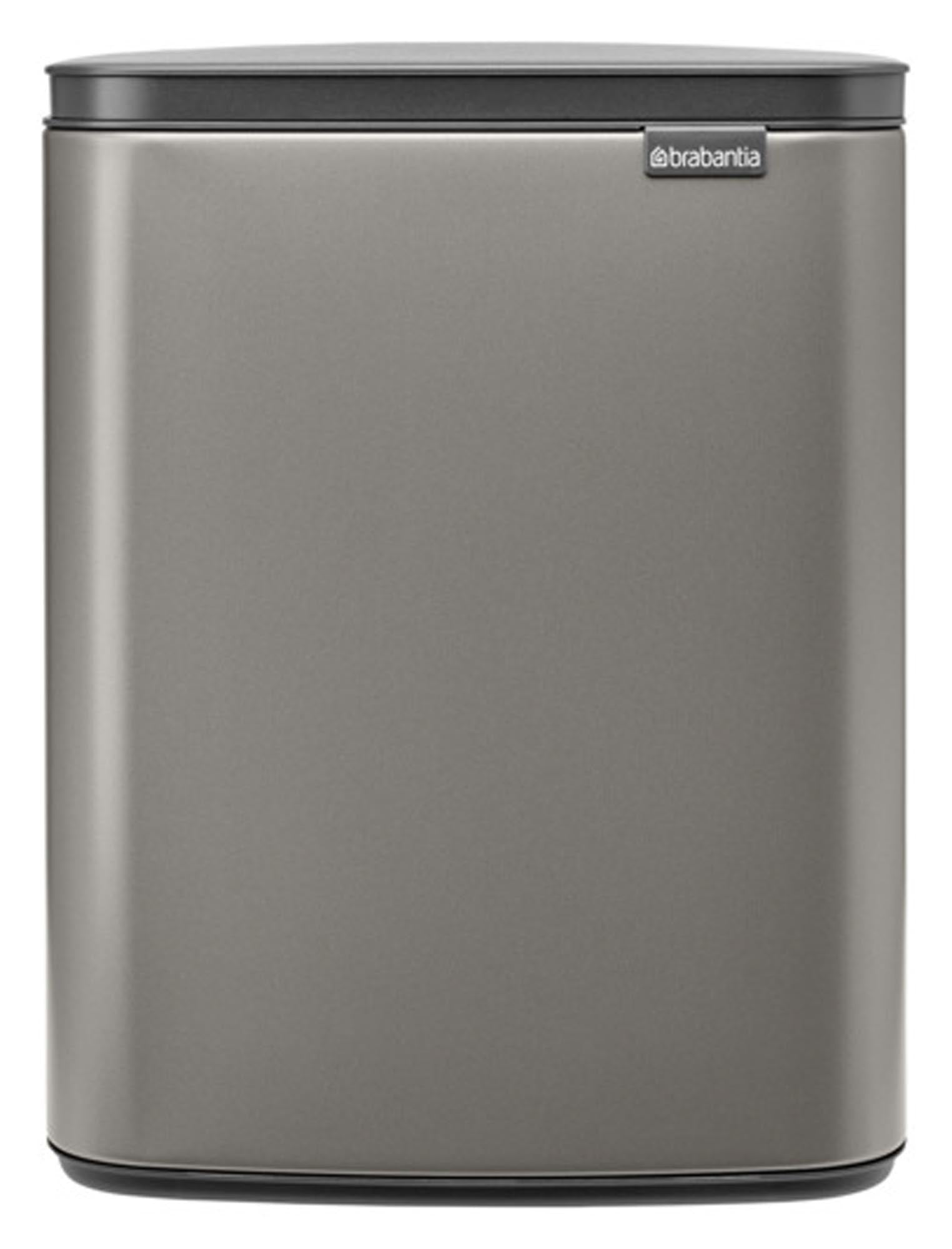 <tc>BRABANTIA</tc> Waste bin Bo platinum 12 l