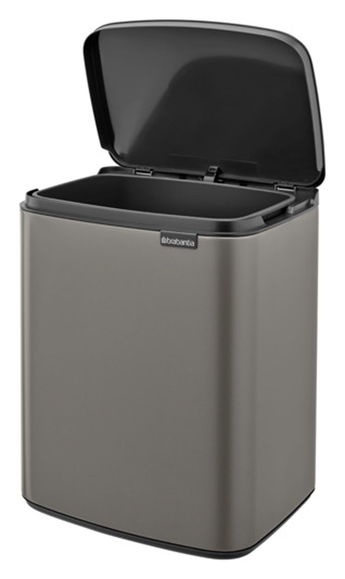 <tc>BRABANTIA</tc> Waste bin Bo platinum 12 l