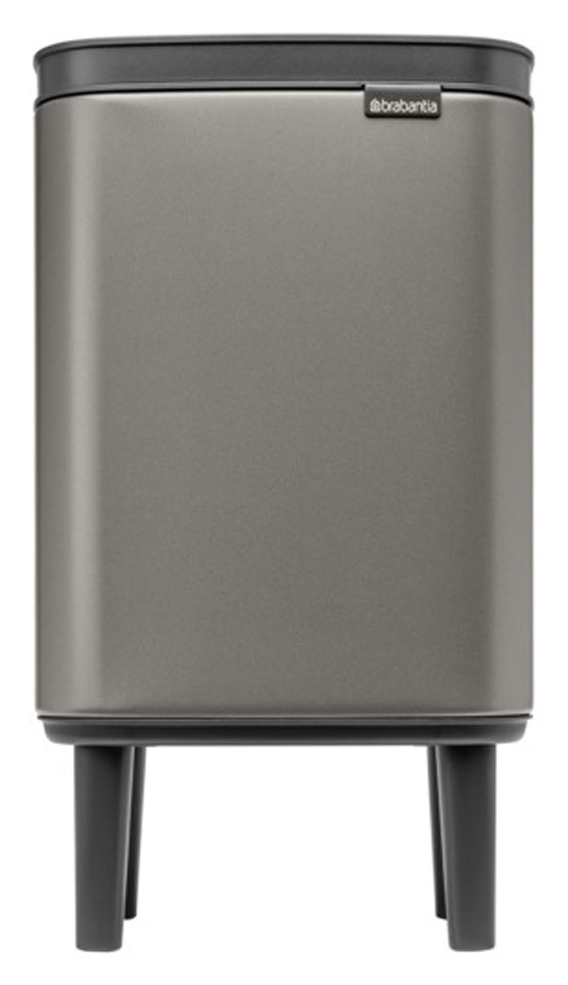 BRABANTIA Abfallbehälter Bo Hi platinum 4 l in  präsentiert im Onlineshop von KAQTU Design AG. Mülleimer ist von BRABANTIA