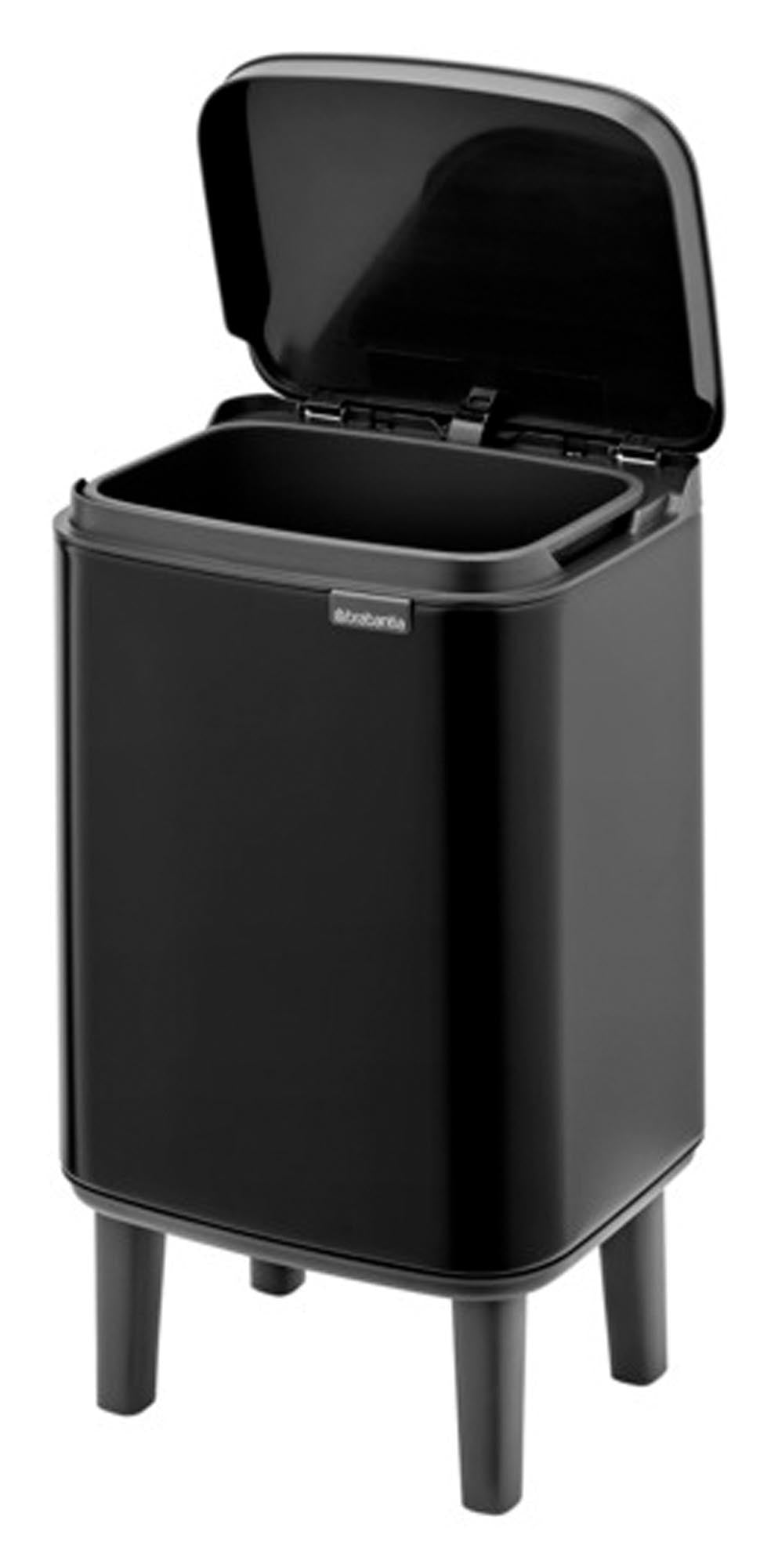 <tc>BRABANTIA</tc> Waste bin Bo Hi black matt 4 l