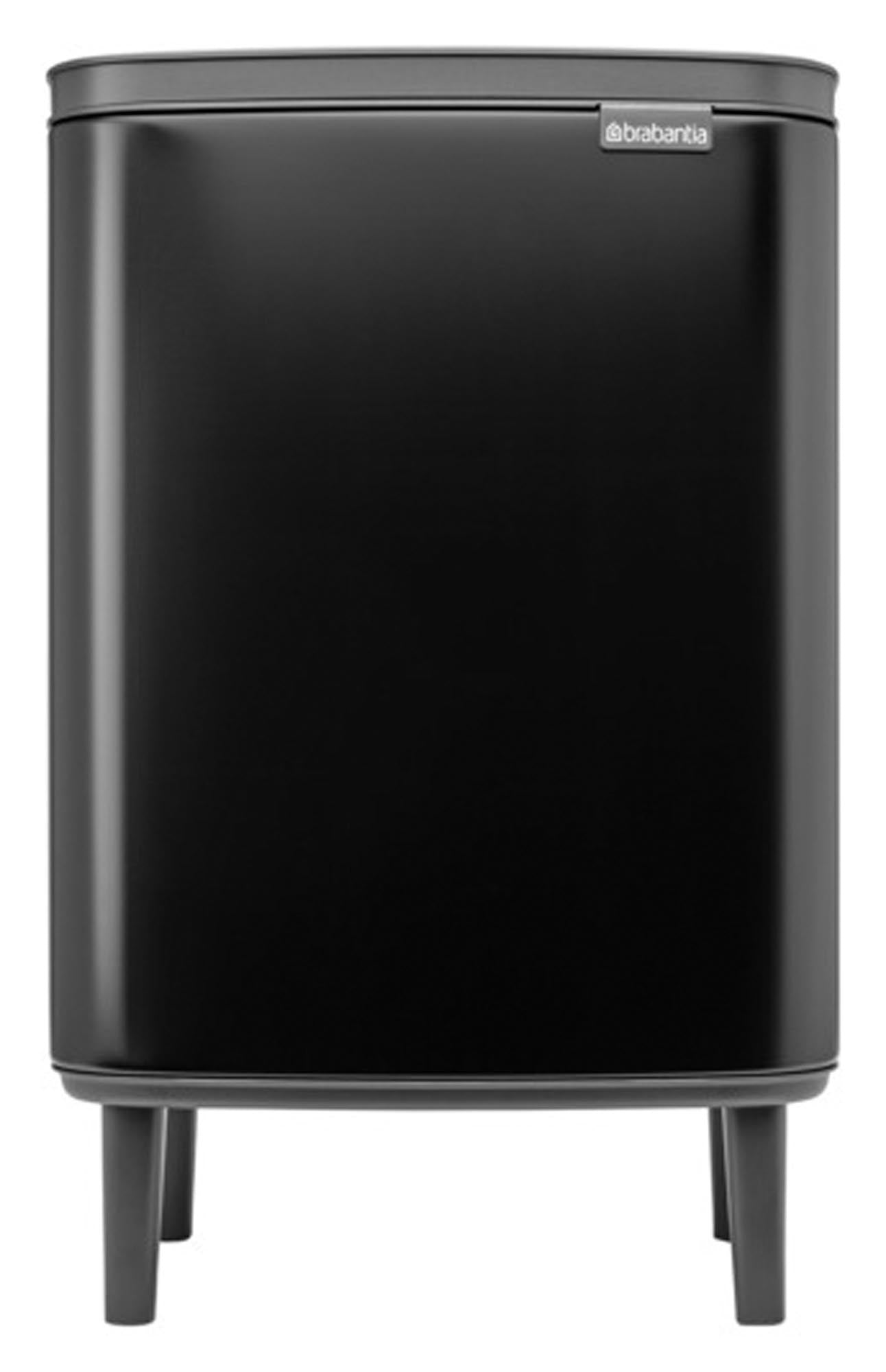 <tc>BRABANTIA</tc> Waste bin Bo Hi black matt 12 l