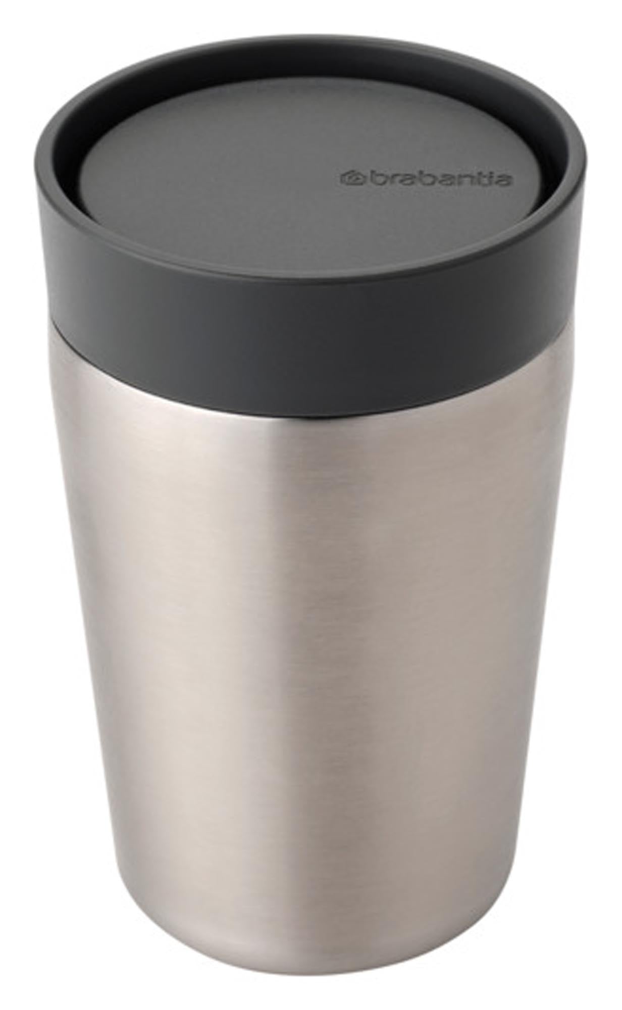 Isolierbecher 0.2l von BRABANTIA: doppelwandiger Edelstahl, auslaufsicher, spülmaschinenfest, ideal für unterwegs.